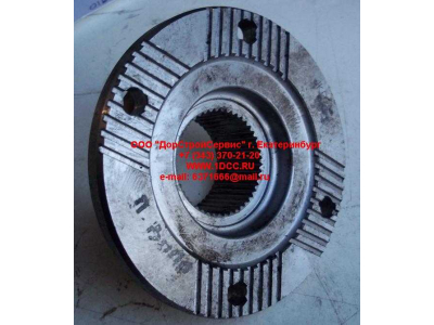 Фланец проходного вала D-165, 4 отв., с насечками, низкий, мелкий шлиц H HOWO (ХОВО) RHAZ9114320205 фото 1 Новый Уренгой