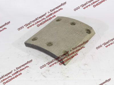 Накладка тормозная передняя короткая ширина 160 H HOWO (ХОВО) WG9100440027 фото 1 Новый Уренгой