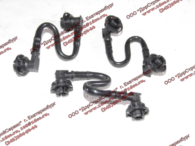 Трубка топливная обратки с форсунок в ГБЦ пластиковая H3 HOWO (ХОВО) VG1540080065B фото 1 Новый Уренгой